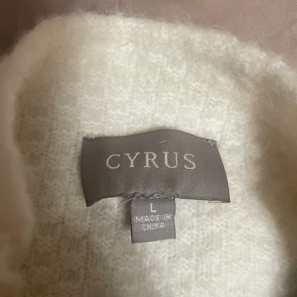 Cyrus Cream Crew Neck Sweater